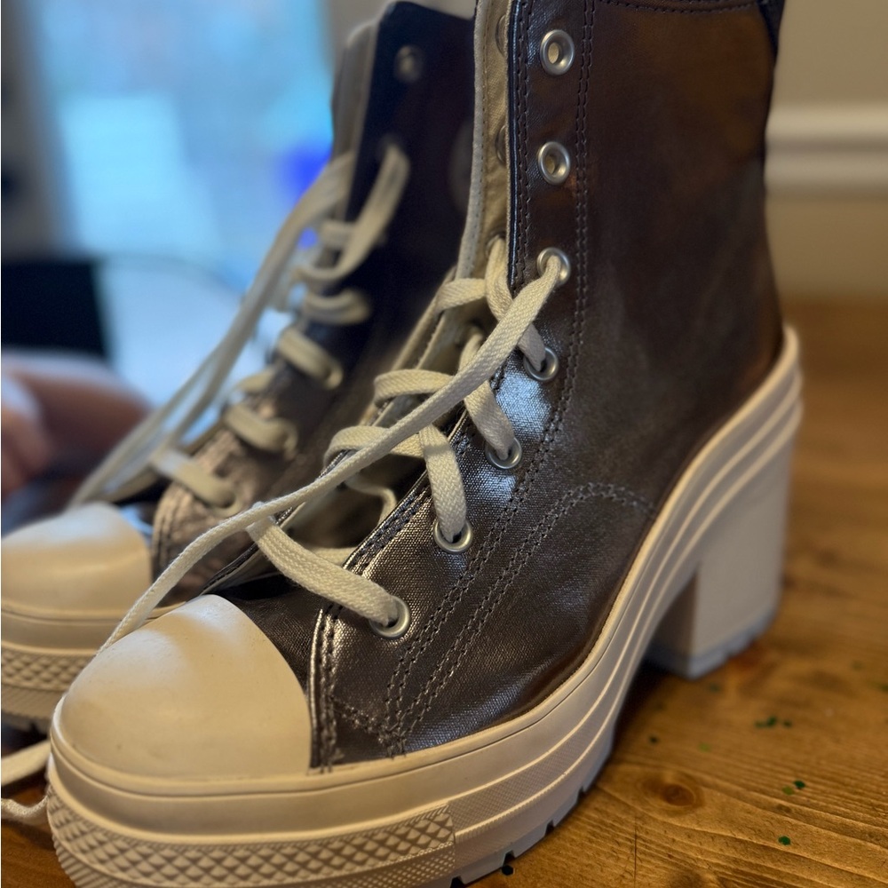 High-Top Platform Sneakers